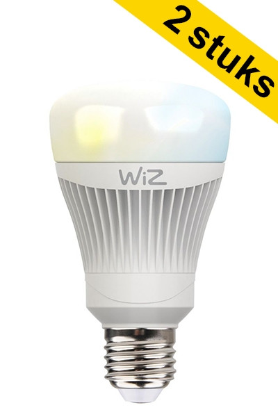 WiZ Whites combi aanbieding (2 stuks) Lamp E27 11.5W (60W)  LWI00006 - 1