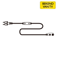 Winglinks Voedingskabel voor koppelbare 230V kerstverlichting | Wit | Max. 301 watt  LDR07095