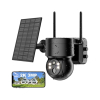 Woox R3569 Smart Outdoor PTZ Camera met solar paneel | Zwart | 1080p  LWO00096 - 2
