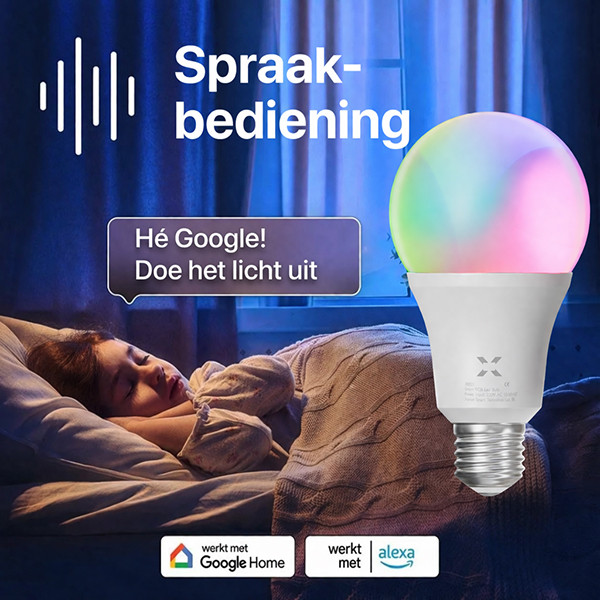Xenon Smart lamp E27 | Peer A60 | RGB + 1500-4500K | WiFi (Tuya) | 9W (75W) LXE00008 - 7