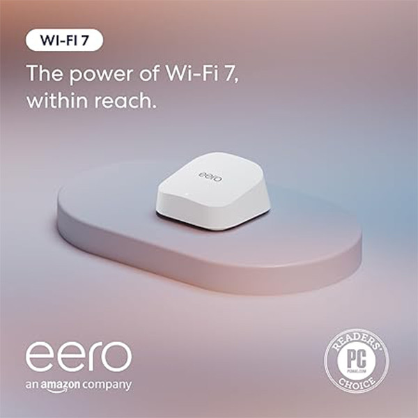 eero 7 Mesh WiFi Router | Dual-band | WiFi 7 | Tot 1.8 Gbps | 185 m² LEE00003 - 2