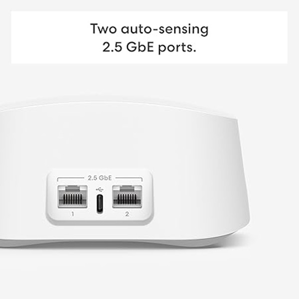 eero 7 Mesh WiFi Router | Dual-band | WiFi 7 | Tot 1.8 Gbps | 185 m² LEE00003 - 3