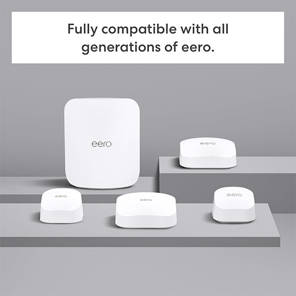 eero 7 Mesh WiFi Systeem | Dual-band | WiFi 7 | Tot 1.8 Gbps | 185 m² per unit | 3 stuks LEE00004 - 6