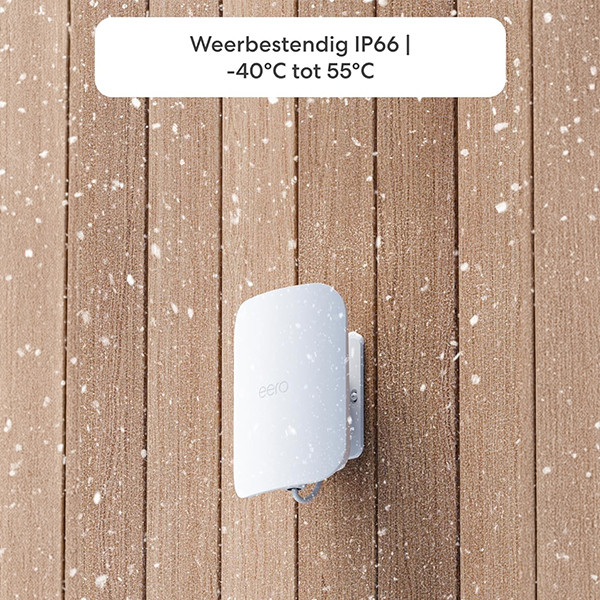 eero Outdoor 7 Mesh WiFi Router | Dual-band | Zigbee | Tot 2.1 Gbps | 1.394 m² LEE00009 - 6