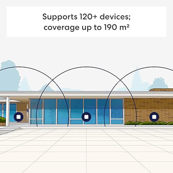 eero Pro 7 Mesh WiFi Router | Tri-band | WiFi 7 | Tot 3.9 Gbps | 185 m² LEE00005 - 4