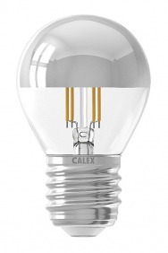 Kogel filament lamp kopspiegel E27