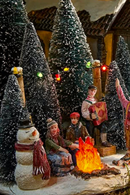 Kerstdorp verlichting