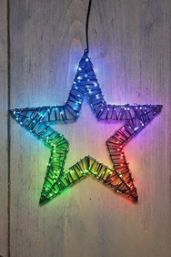 Decoratieve verlichting gekleurd