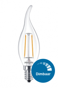 Dimbare sierkaars led filament lamp E14