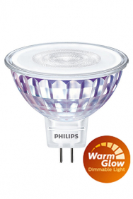 Dimbare GU5.3 / MR16 WarmGlow led spots