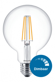 Dimbare bollamp filament E27