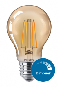 Dimbare peer lamp vintage filament E27