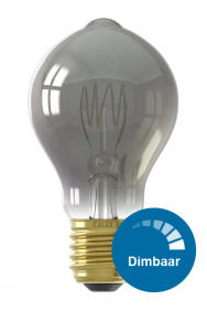 Dimbare peer filament lamp E27 titanium