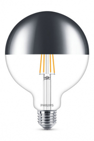 Kopspiegel bollamp led filament E27