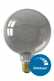 Dimbare bollampen led filament titanium E27