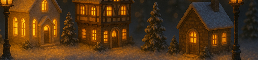 Kerstdorp verlichting