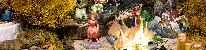 Efteling kerstdorp maken