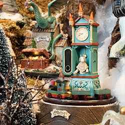 Efteling kerstdorp opbouwen