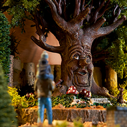 Efteling kerstdorp in huis