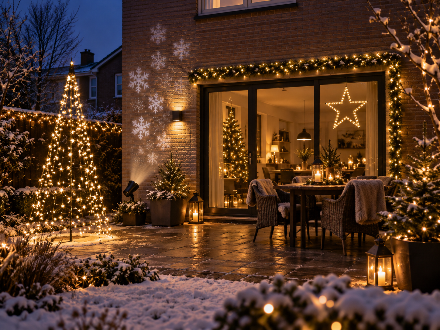 Tips voor kerstverlichting buiten plaatsen
