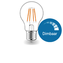 Dimbare peer lamp filament E27