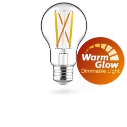 Dimbare peer lamp filament WarmGlow E27