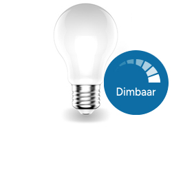 Dimbare peer lamp mat E27 