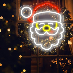 Neon kerstfiguren