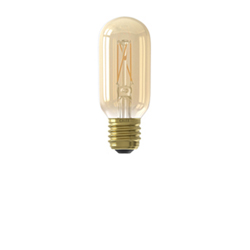 Dimbare buislamp led filament goud E28