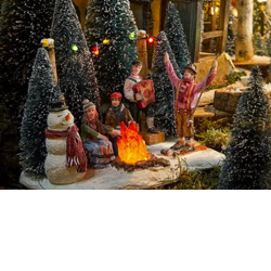 Kerstdorp verlichting