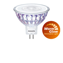 Dimbare GU5.3 / MR16 WarmGlow led spots