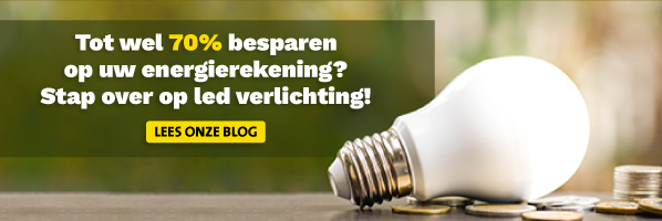 Besparen op uw energierekening? Stap over op led verlichting