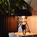 Calex Black & Gold kopspiegellamp | Cobble | 1800K | 360 lm | 6W | E27 (Zwart)