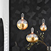Calex XXL lamp E27 | Boden Craquele | Gold | 1800K | Dimbaar | 4W