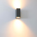 Led wandlamp Up & Down | San Francisco | Geschikt voor 2x GU10 (Antraciet, IP44)