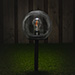 Led Solar tuinlamp met sensor | Benoni | 2000K (Zwart, IP44)