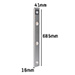 LED Kastverlichting 68.5 cm | Bewegingssensor | RGB + 3000-6000K | Zilver