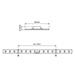 Led strip 5 meter | Warm wit | SMD 3528 | 192 leds p/m | IP20 | 24V