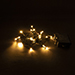 Kerstverlichting 2,1 meter op batterijen | extra warm wit & warm wit | 24 lampjes met timer (123led huismerk)