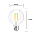 Zigbee Led Lamp | E27 | Globe G95 | White Ambiance | Helder | 7W | Gledopto