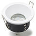 Inbouwarmatuur GU10 rond diep incl. fitting (Wit, IP65, 1 stuk)