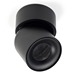 Opbouwspot GU10 kantelbaar zwart 12,1 cm