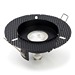 Inbouwarmatuur GU10 | Trimless | Rond | incl. fitting | IP20 | Zwart
