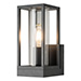 Led wandlamp glas | Dakota | E27 fitting | IP44 | Zwart
