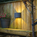 Garden Lights Goura wandlamp antraciet (12V, 3W, Warm wit)