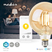Nedis Smart lamp E27 | Globe G125 | 1800-3000K 