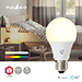 Nedis Smart lamp E27 | Peer A60 | RGB + 2700-6500K 