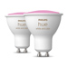 Philips Hue Spot GU10 | White en Color Ambiance | 4.3W | 2 stuks