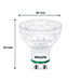 Philips GU10 LED spot | Ultra Efficient | 3000K | 2.4W (50W)