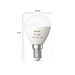 Philips Hue Kogellamp E14 | White en Color Ambiance | 470 lumen | 5.1W | 2 stuks